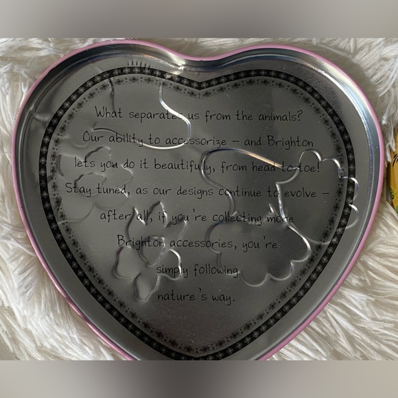 Brighton Heart Shaped Floral Jewelry Tin
Empty
Boho
Trinket Gift Box - Picture 4 of 5